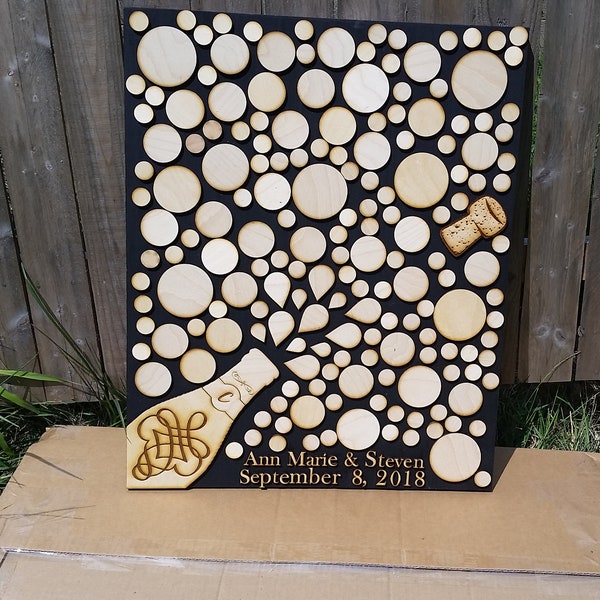 Wine Barrel Guest Book Etsy