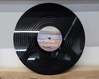 Custom “Just Married” Record • Personalized Wedding Keepsake • Acrylic or Vinyl‑Style Display with Names, Date & Song Title