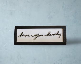 Rustic Farmhouse Handwriting Sign • Your Personal Handwriting on Distressed White Wood Custom Sentimental Wall Decor for Cozy Country Homes