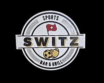 Custom Wood LED Light • Sports Bar Round Sign • Raised Pub Logo with Color‑Changing Illumination