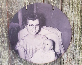 Family Photo Your Photos on Wood Memories on Wood Black and White Photo Your Picture Printed Personalized Custom Gift Idea Home Decor USA