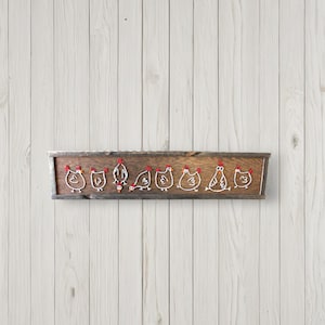 3D Cartoon Chicken Sign • Playful Raised Farmhouse Wall Art • Cute Country Kitchen Decor • Whimsical Farm Animal Wood Sign