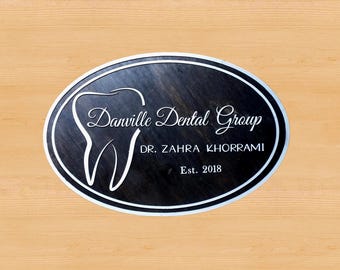 Custom Dental Office Wood Sign – Laser‑Cut 3D Letters & Logo - Wall Plaque for Offices, Studios, or Shops