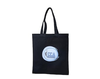 Personalized Natural Cotton Tote Bag – Custom Logo  Printed  Bag with Faith‑Inspired Design for School Spirit or Gift