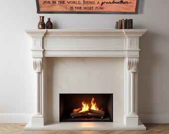 Mother & Grandmother Wood Sign • Rustic Family Quote Sign • 3D Raised Lettering Wall Art • Meaningful Gift for Mom or Grandma