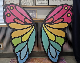 Butterfly Wings Photo Prop for business or personal use for parties and people to stand in front of for photo opportunity