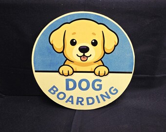 Printed Boutique Pet Logo Sign • Custom Dog Brand Display • Modern Groomer or Pet Shop Wall Sign