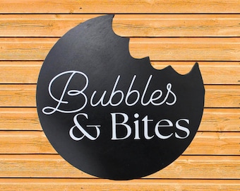 Custom Business Logo Wood Sign – 3D Laser‑Cut Letters - Modern Branding for Cafés, Bakeries, and Small Businesses