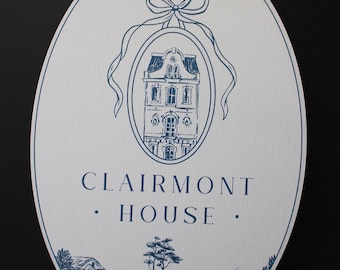 Personalize Estate Waterproof Sign Textured Custom Cut Signage Outdoor Ready for your Business Logo