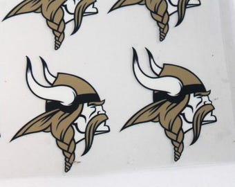 Custom School Logo Business Theme Decal Waterproof Sheet Full Color Sticker Window Deal Wall Helmet Your School Spirit Fund Raiser Golf Swim