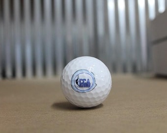 Custom Printed Logo Golf Ball • Personalized Branded Golf Gift • Corporate Promo Ball • Unique Custom Sports Accessory