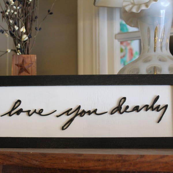 Canvas Wall Art Handwriting Etsy