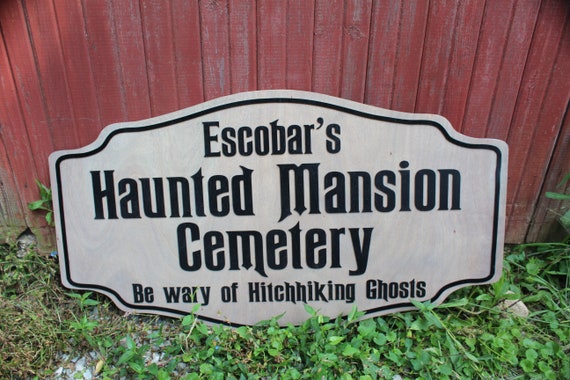 Custom Handmade Wood Sign for Outdoor Indoor Hanging Personalized for your Business, Ranch or Office Commercial Haunted