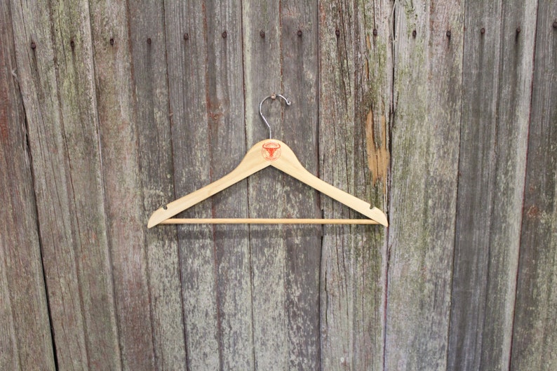 Custom Clothes Hanger Printed Hard Wood Use Your Logo Color Etsy