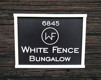 Custom Address Wood Sign - 3D Laser‑Cut Letters & Logo – Personalized Modern Home Decor or Business Signage