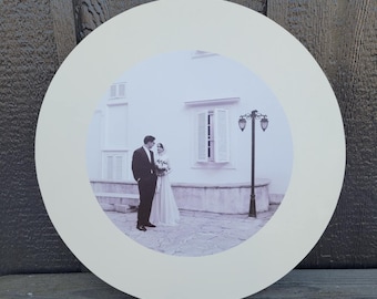 Wedding Sign Wedding Photos Personalized Lightweight Affordable Keep Sake Door Hanger Memories Signage UV Printed Wood