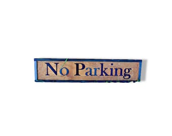 Rustic No Parking Sign, Wooden Custom Parking Sign for Driveway, Personalized Home Decor, Farmhouse Outdoor Sign, Private Property Signage