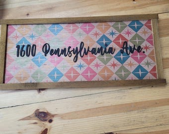 Custom Personalized Address Sign Family Gift Established Sign Driveway UV 3D Raised Text Made To Order Indoor Outdoor Patio Basement Signage