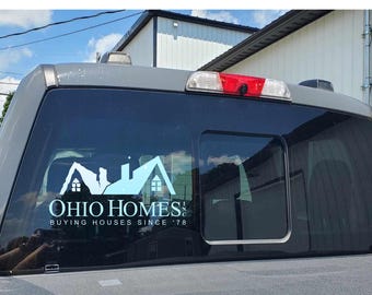 Personalized Car Decal Custom Window Sticker Weatherproof Outdoor  Font Logo Business Info Customizable Full Color Lettering