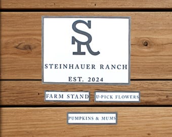 Rustic Farm Market Sign Custom Farm Stand or U‑Pick Sign Cabin Lodge Produce Display Personalized Seasonal Market Sign for Homestead Ranch