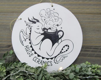 Coffee shop custom sign printed direct to wood. personalized with your logo  great for your store front or behind register