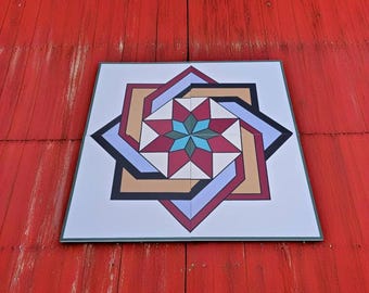 Handcrafted Rustic Barn Quilt – Made for Big Spaces