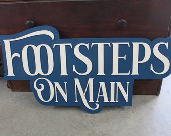 Custom Layered Sign Cutout Wooden Name Sign Business Sign Phrase Sign Personalized 3D Raised Text Your Custom Sign Handmade