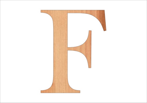 Wood Letter Block Letter Block Capital Letter Cut Letter | Etsy