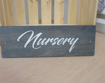 Church School Nursery Business Sign Unframed Commerical Signage 3D Raised Letters Church Wooden Sign Customizable Matching Direction