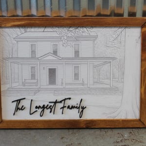 Housewarming Gift Sign for New Homeowners Wedding Family House Home Realtor Welcome Home