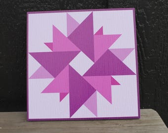 Geometric Pinwheel Barn Quilt: Modern Farmhouse Decor, Weatherproof PVC Sign