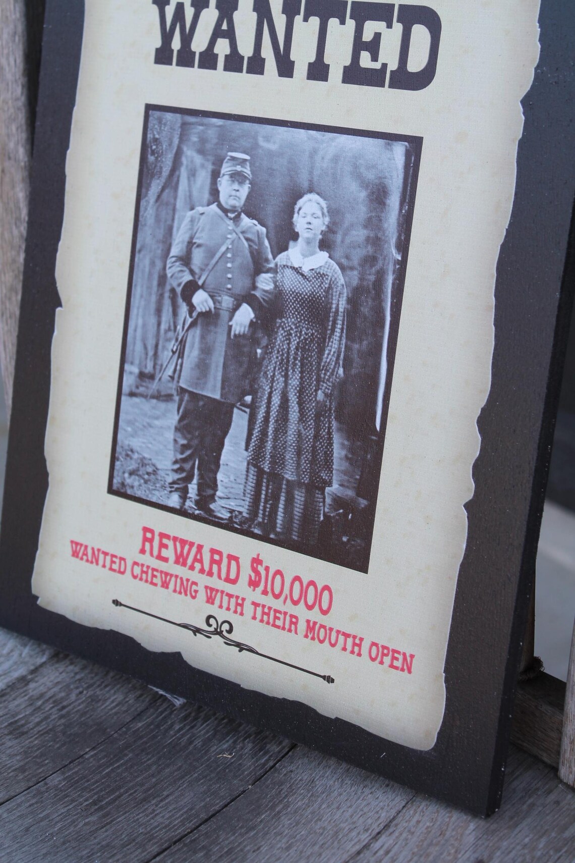 Custom Wanted Poster Sign • Personalized Photo Sign • Funny Western ...