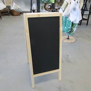 Chalk Board Daily Specials Sidewalk Sandwich Board A Frame Folding Affordable Info Sign Free Standing Extra Large Commercial Hinge Outdoor