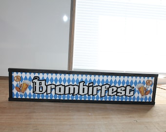 Fest Beer Renaissance Festival Medieval Printed Framed Logo Custom Personalized Wooden Sign Food Truck Food Stand Fair Signage