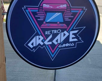 Custom Light lit led store front entrance Outdoor Round  Blade Sign Wall Rotating Mounted Circle for your business display your logo