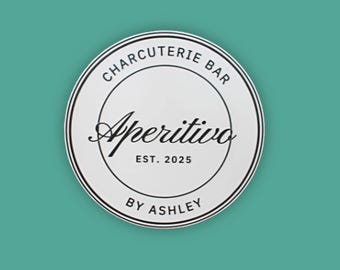 Custom Charcuterie Bar Sign – 3D Raised Wood Business Logo Sign – Personalized Round Shop Sign – Established Year Wall Decor