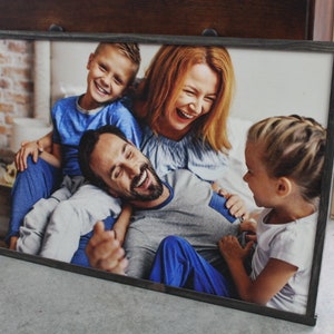 Custom Printed Sign Family Photo Photography Image Your Image Picture Wooden Handmade Sign Home Decor Personalized Living Room Wall Hanging