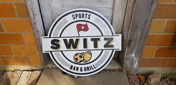 led lit custom wood sign. like a Neon light personalized to your logo or saying bar light