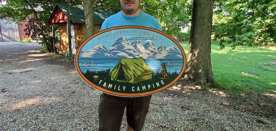 Custom Oval Business Sign: Weather Resistant PVC Plastic, Personalized Logo