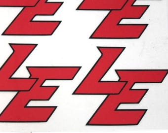 Custom School Logo Business Theme Decal Waterproof Sheet Full Color Sticker Window Deal Wall Helmet Your School Spirit Golf Swim Tennis