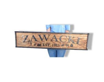 3D Wood Family Farm Sign • Raised Layered Ranch Silhouette Decor • Custom Last‑Name Barn, Tractor & Cross Wall Art