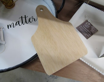 Farm Animal Wooden Ear Tag Teir Tray Decor Farmhouse Decor Blank Natural Wood Small Rustic Country Style Decoration Livestock Kitchen