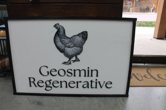 Farm Family Homestead Chicken Hen Regenerate Handmade Custom Wooden Sign 3d Laser Cut Oversized Large Sign Commerical Signage Personalized