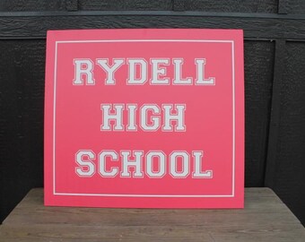 Custom High School Stadium Sign Sports Event District Outdoor Square Weatherproof PVC Smooth Sustainable Great for hanging Outdoors Fence