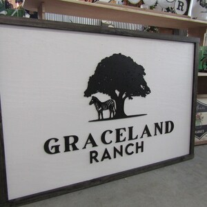 Custom Farm or Ranch Sign – Rustic Wood Raised Text Family Name Sign ...