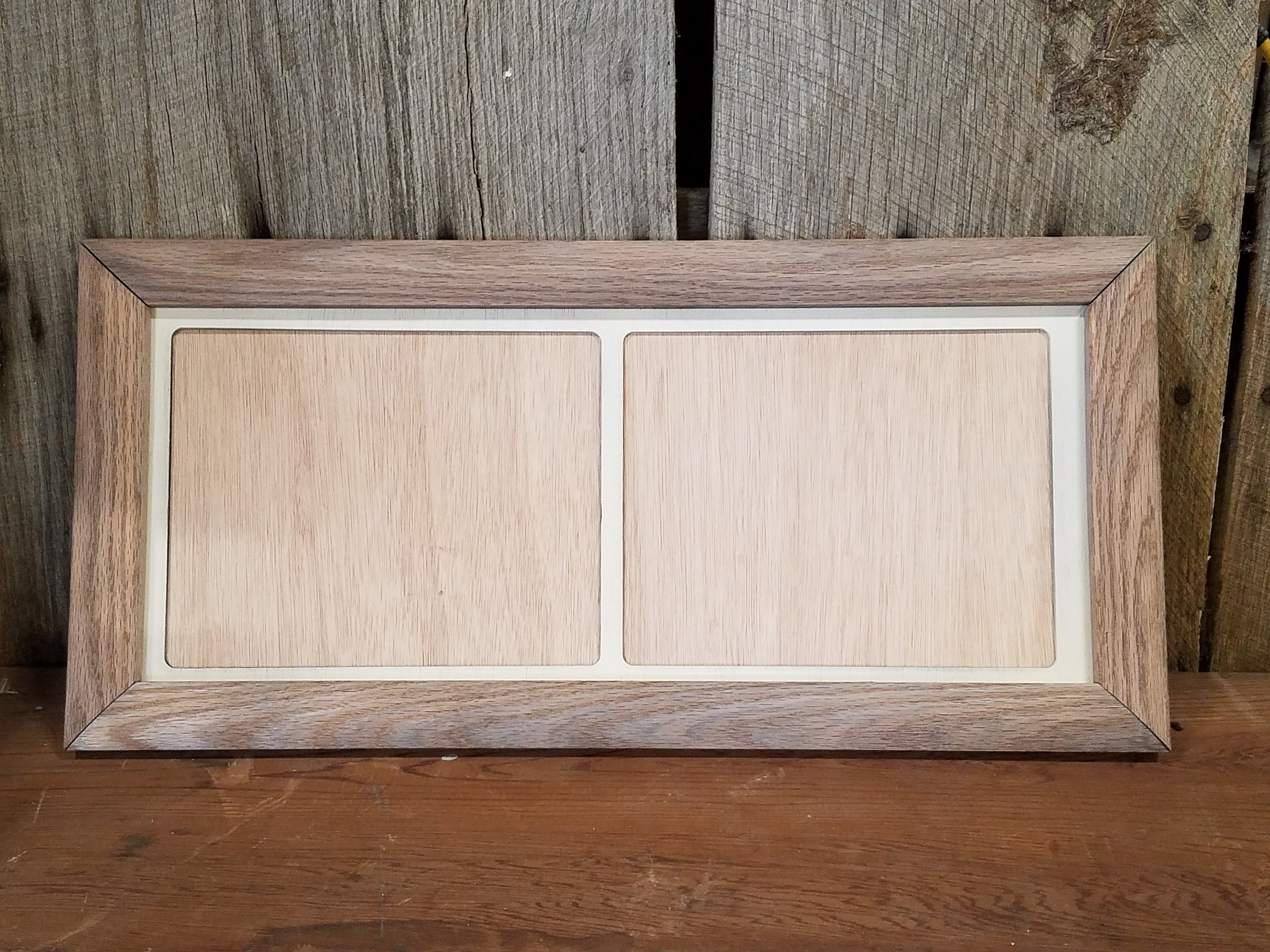 frame that holds 2 8x10 pictures