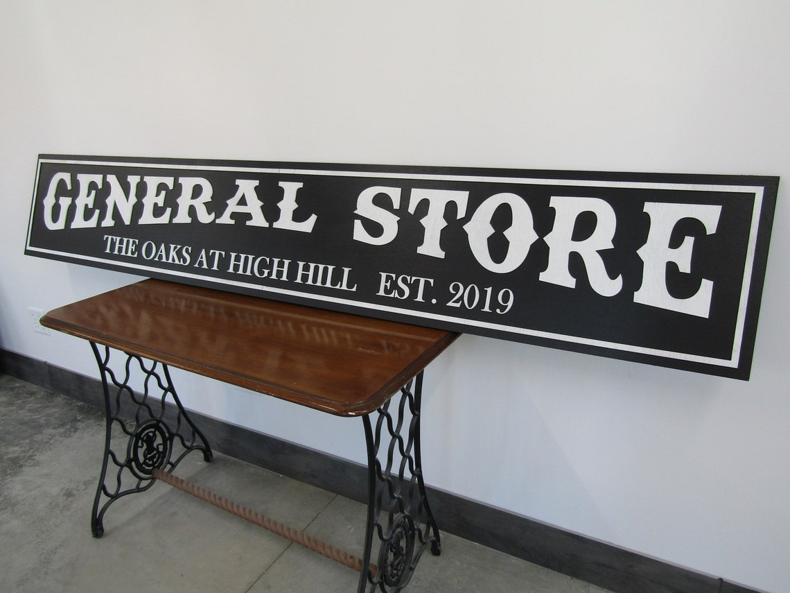 Extra Large Custom General Store Ranch Sign Over-sized Rustic | Etsy