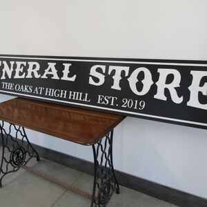 Extra Large Custom General Store Ranch Sign Over-sized Rustic Business ...