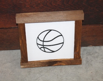 Basketball Sports Athlete Gym Ball Game Day 3D layered Sign Handmade Decor Play Room Decor Player All Net Score Hoop Playmaker Team