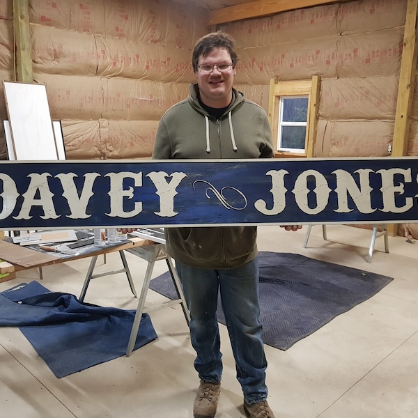 Custom Distressed Wood Sign: 3D Rustic Logo, Bar, Business